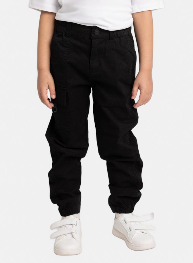 playmore Unisex Gabardine Pants – Black - Image 1