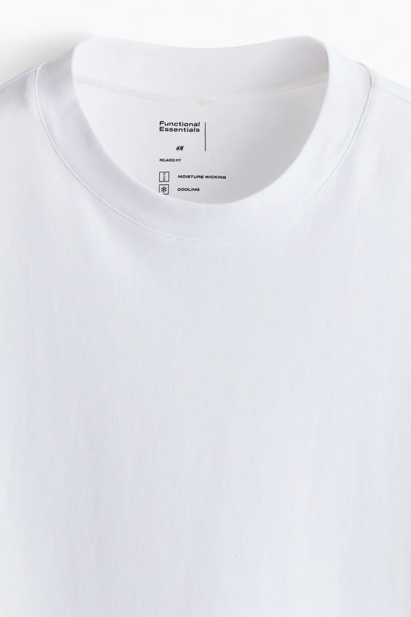 H&M  Cooling Relaxed Fit T-shirt for Men | Best Price UAE