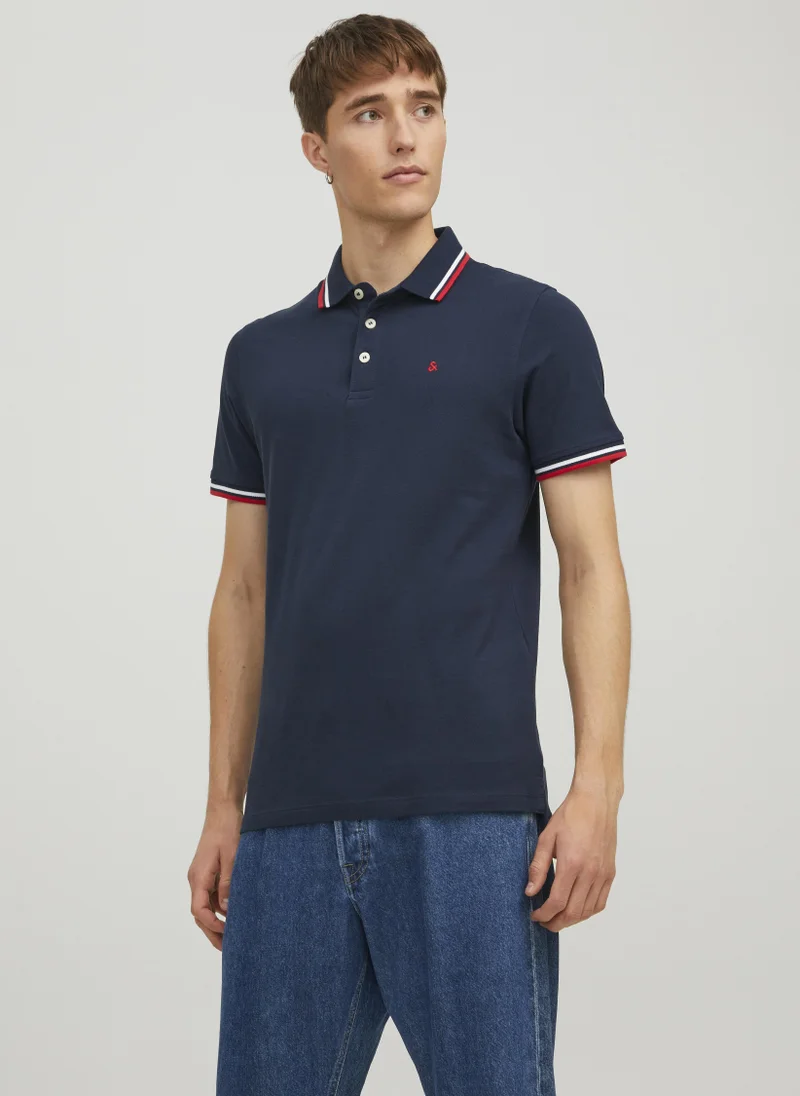 Solid Slim Fit Polo