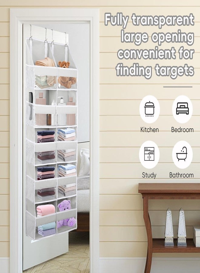 Ridering Over the Door Organizer 5 Tiers,Extra Large Behind Door Storage of 10 Compartments for Toys Clothes Diaper Organizer with Side Pockets - Image 5