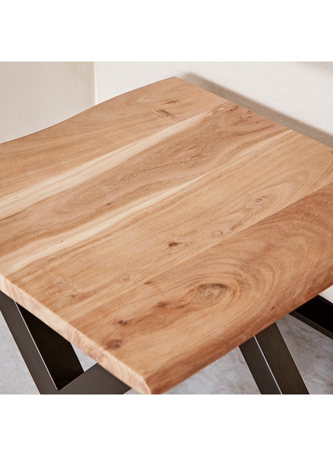 Home Box Arno Wooden Top End Table 55 x 50 x 55 cm  - Image 4