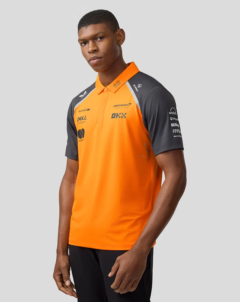 CASTORE Mens McLaren Formula 1 Team Polo Shirt