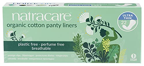 Natracare Ultra Thin Organic Cotton Panty Liner, 22 Liners - Image 1