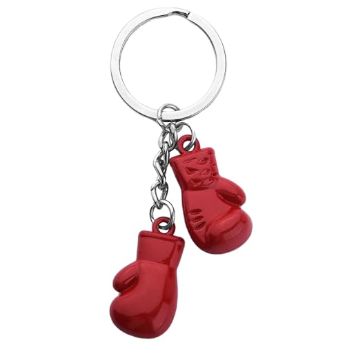 Borhmty Boxer Glove Keychain Sports Gifts for Men Boys Boxing Keychain Gifts for Boxing Lovers Boxing Coach Leader Gifts for Men Women Inspirational Appreciation Gifts for Boxing Men Sports Players - Image 1