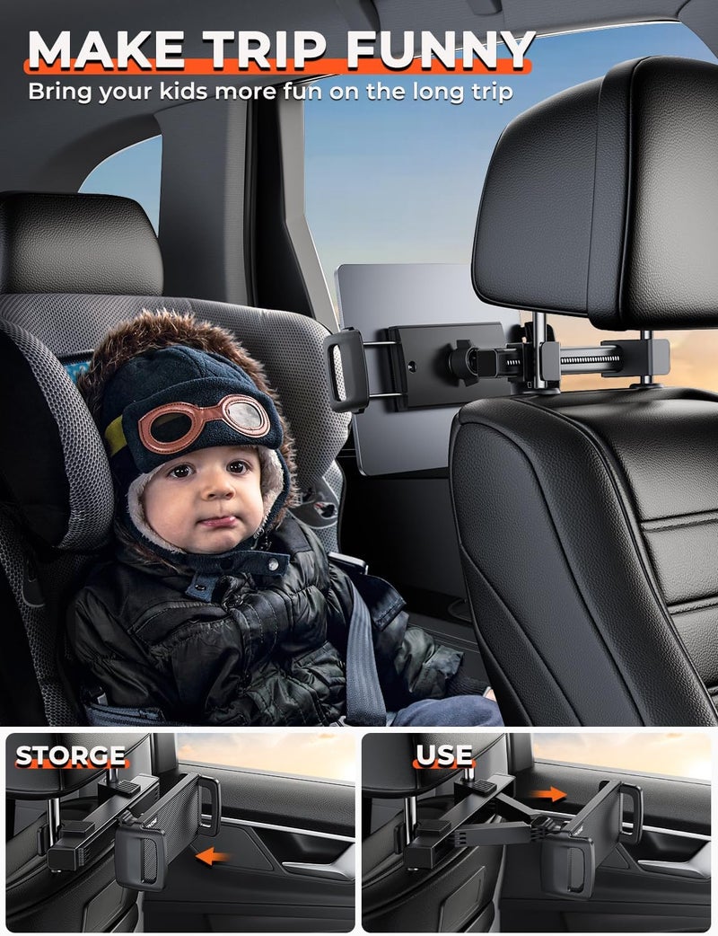 TRYONE Car Tablet Holder - Headrest Tablet Mount for Tablets and Smartphones - Image 4