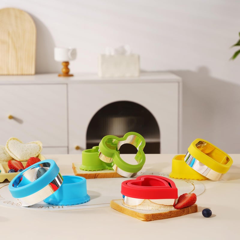 ETERSION Uncrustable Sandwich Cutter 4 Pieces 4 Inches - Image 3