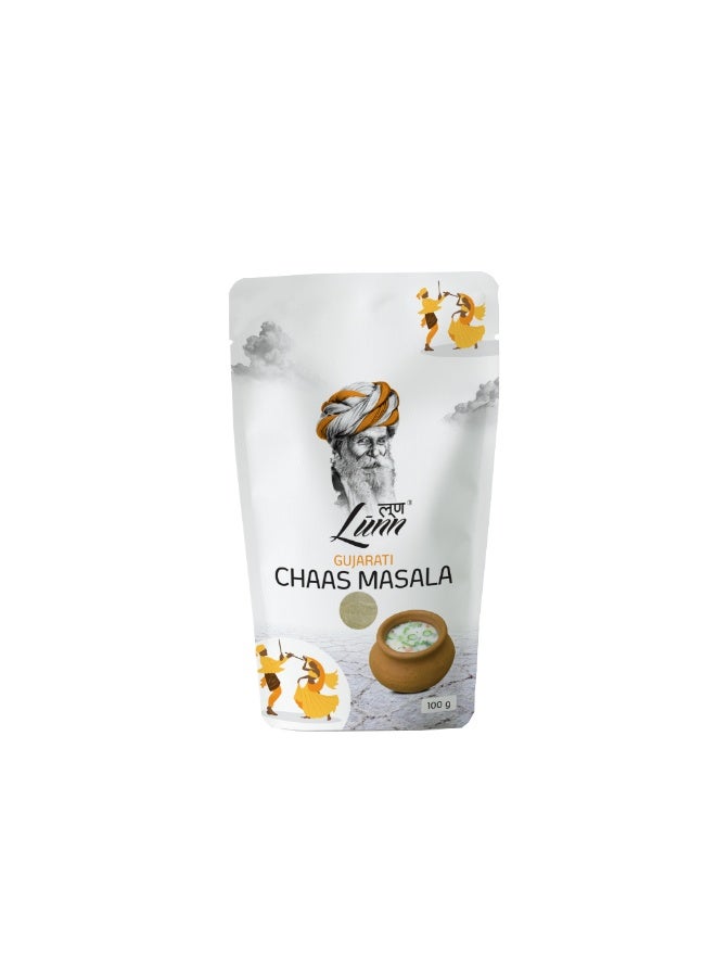 LUNN GUJARATI CHAAS MASALA 100 GRAM - Image 1