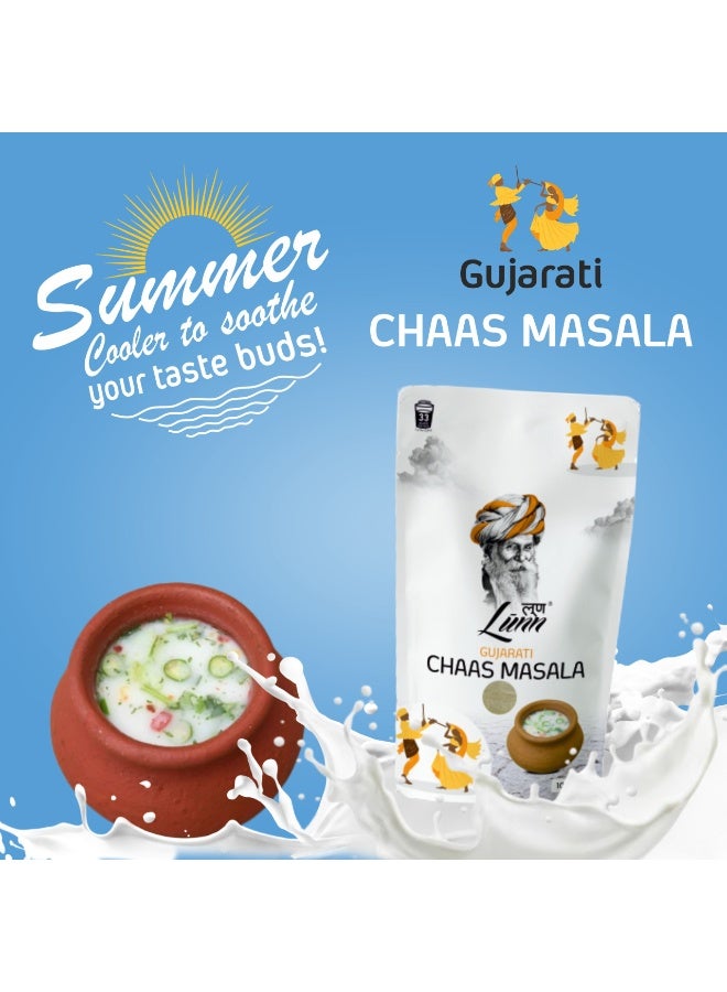 LUNN GUJARATI CHAAS MASALA 100 GRAM - Image 3
