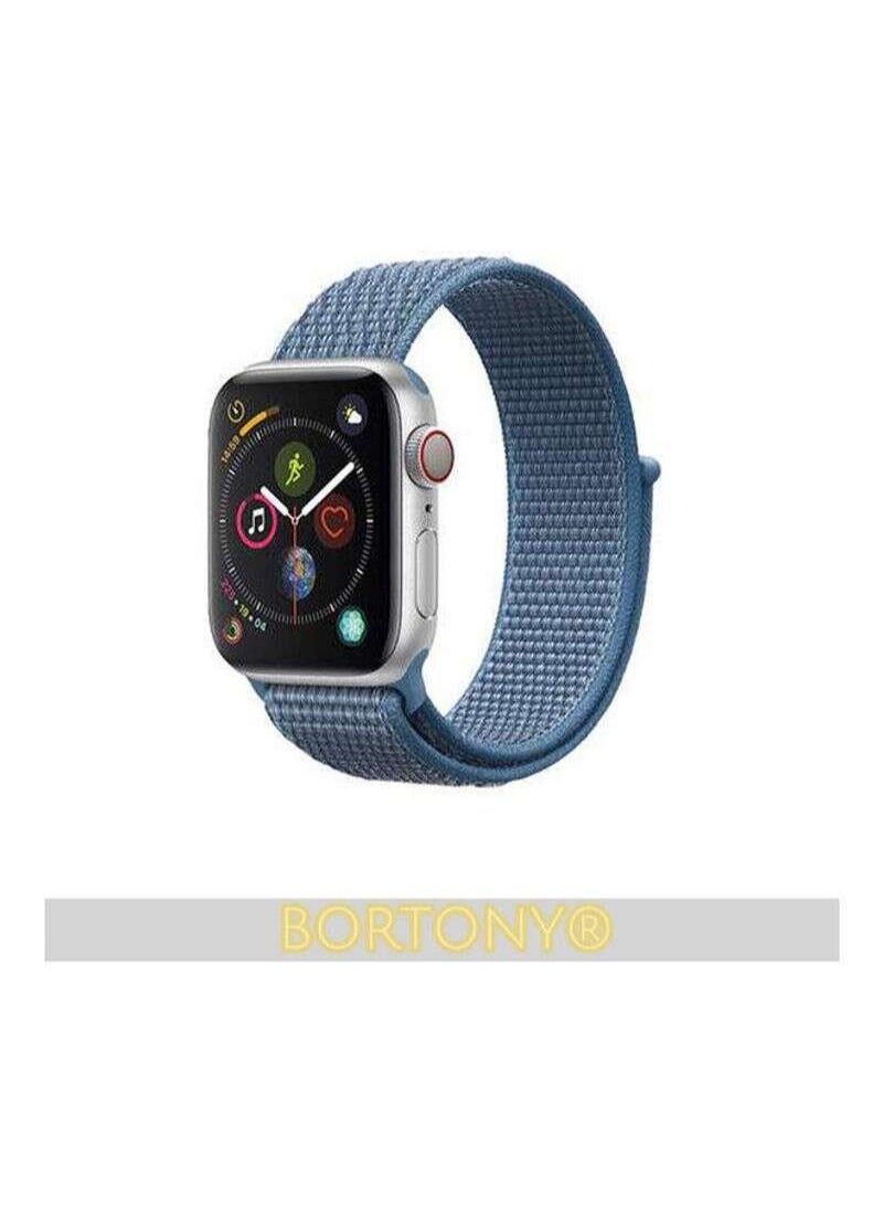 BORTONY - Strap / Band Compatible With Apple Watch Sport Replacement Wrist Strap Band 42/44mm  Series SE/6/5/4 Breathable Soft Nylon For iWatch - Image 1