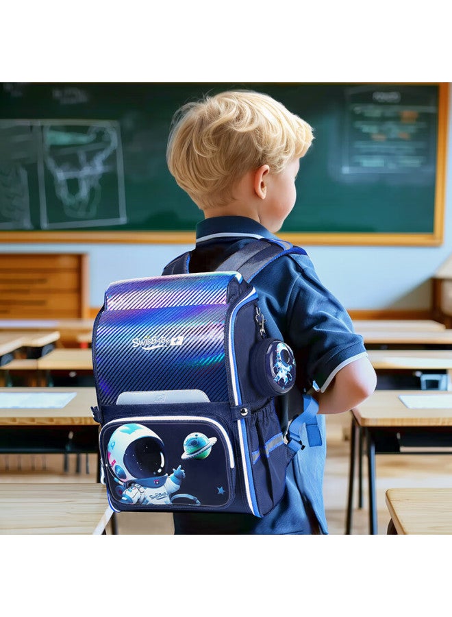 CROSS+GEAR Crossgear Cross Medal School Backpack For Primary School Students Grades 1-3, Boys' Spine-protecting Lightweight Bag With High Aesthetic Value And Pressure-reducing Desig - Image 5