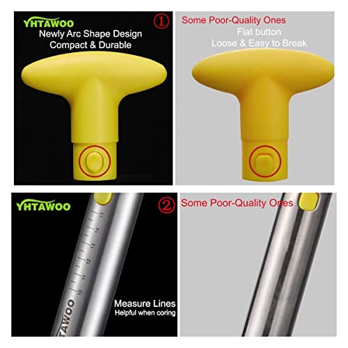 Yhtawoo Pineapple Corer and Slicer [Reinforced sharp blades & Heavy duty & Durable], Yhtawoo Pineapple Cutter Corer Peeler, Stainless Steel Decorer Fruit Knife,Easy Core Remover - Image 3