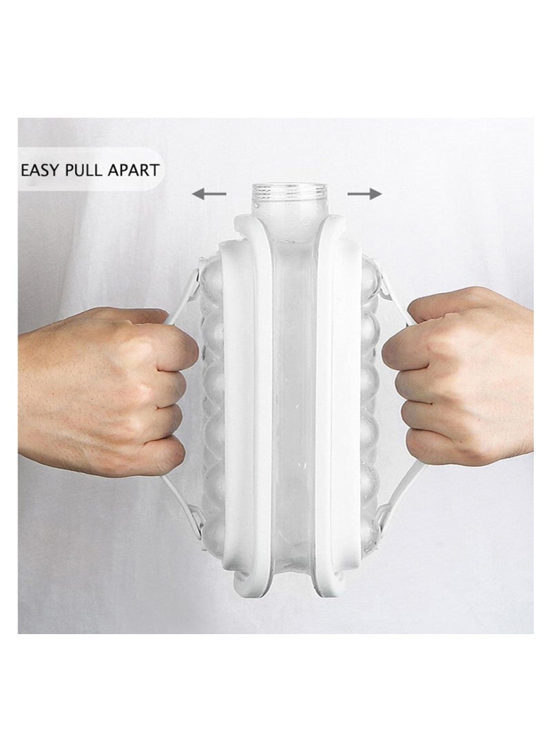 TIGER IceFlex Foldable Ice Tray & Water Bottle – Extra Large Capacity | Quick-Release One-Pull Ice Maker | BPA-Free, Leakproof & Easy to Clean | Dual-Use for Cold Drinks & Ice Storage | Summer Essential for Home & Travel - Image 4