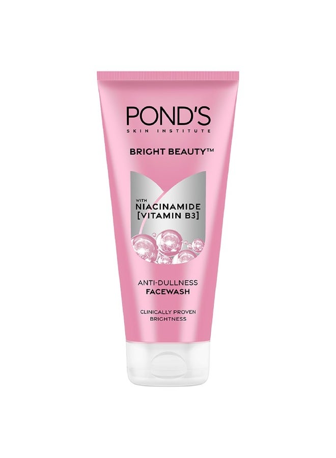 POND'S Bright Beauty Anti-Dullness & Brightening Facewash with Niacinamide | For Glass-Skin Like Shine and with 4X Visibly Brighter Skin, 200gm - Image 1