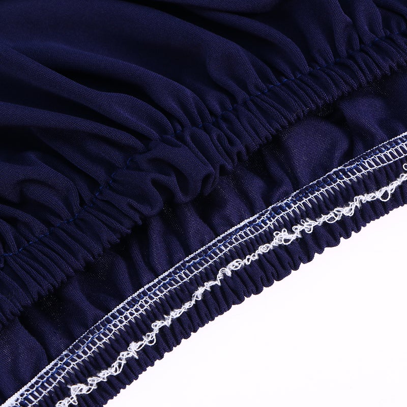 2pcs High Elasticity Anti- Chair Covers Sofa Cover Slipcover Couch People(Navy) - Image 4