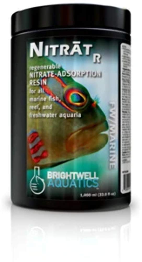Brightwell Aquatics NitratR Nitrate Removing Resin Filter Media for All Marine and Freshwater Aquariums 500ml