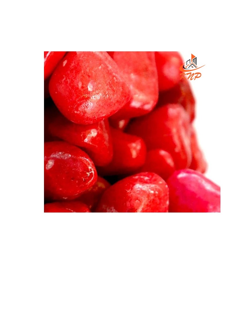 KNP Red Decorative Painted Pebbles Aquarium 10-15mm 10 kg - Image 3