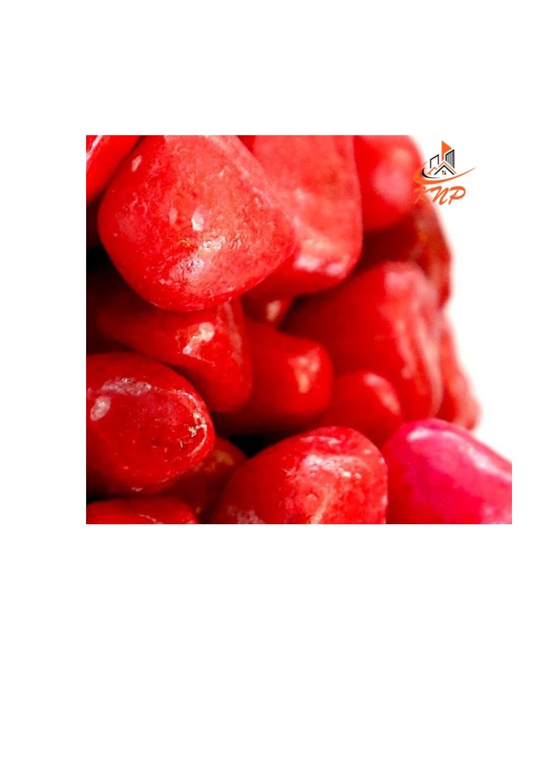 KNP Red Decorative Painted Pebbles Aquarium 10-15mm 10 kg - Image 2
