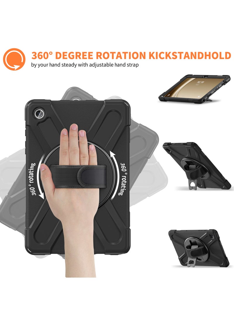 Rock Pow Case for Galaxy Tab A9 Plus/A9+ 5G 11 Inch 2023 (SM-X210/X215/X216/X218), Heavy Duty Shockproof Rugged Protective Case Cover with Pen Holder Hand Strap Kickstand  - Image 3