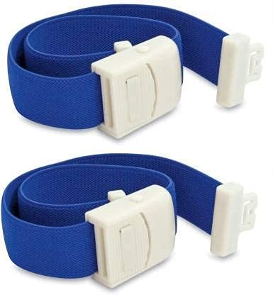 Otica Tourniquet Band for Blood Collection Rubber with Plastic Buckle (Blue)- (Pack of 2) - Image 1