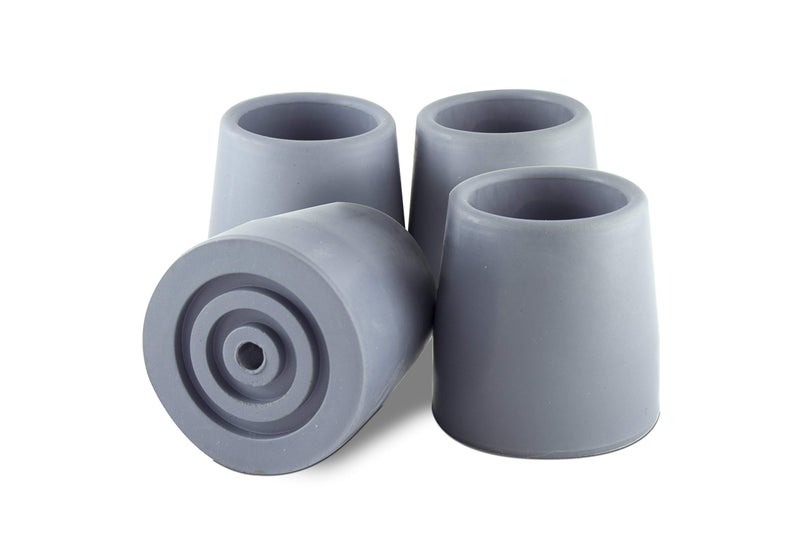 KosmoCare Walker Accessories (Rubber Tips), Grey, 25.58 mm Dia - Image 4