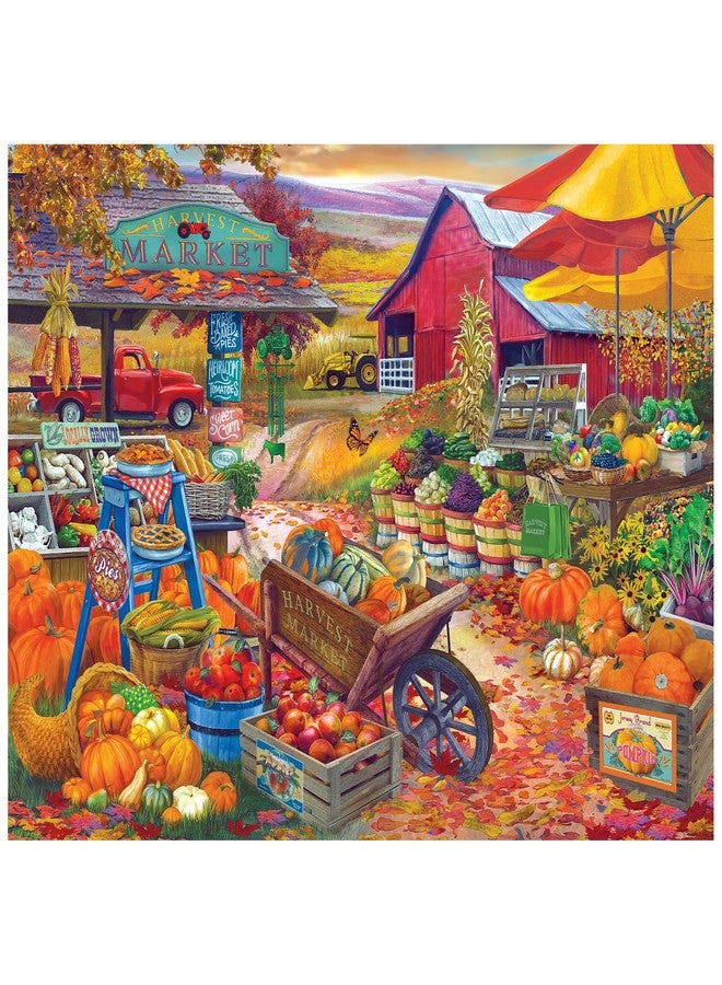 RoseArt - Bigelow Country - Harvest Market 1000 Piece Jigsaw Puzzle, Autumn Farm Market Puzzle for Adults - Image 2