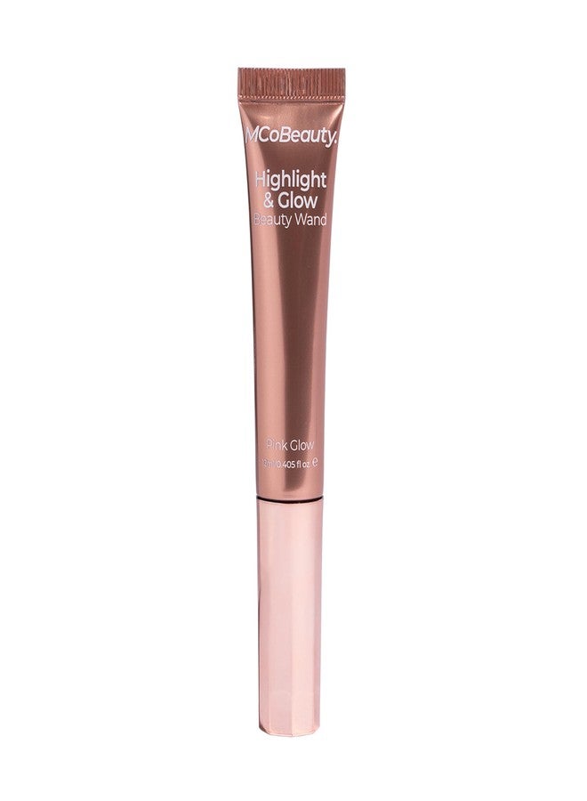 MCoBeauty Highlight & Glow Beauty Wand, Pink Glow, Luminous Highlight for Radiance Skin, Vegan, Cruelty Free Cosmetics - Image 1