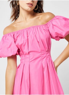 Ginger Off Shoulder A Line Dress  - Image 3