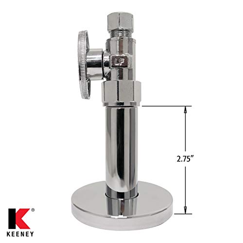 Keeney K857-30 PEX Stub-Out Support and Cover, No Size, Chrome - Image 2