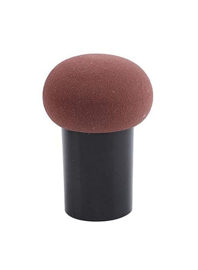 Belicia Foundation Powder Puff Cosmetic Sponges Mushroom Makeup Brushes Blender Sponge Face Brush Makeup Puff With Handle Case For Dry Wet Use Liquid Creams And Powders (Brown)  - Image 1