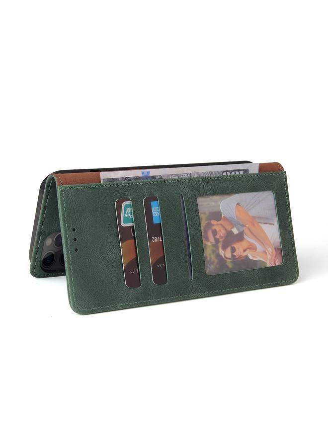 Zaboon Case For iPhone 12 / 12 Pro Simple Suction Closure Horizontal Flip Leather Case with Holder & Card Slot & Wallet - Image 5