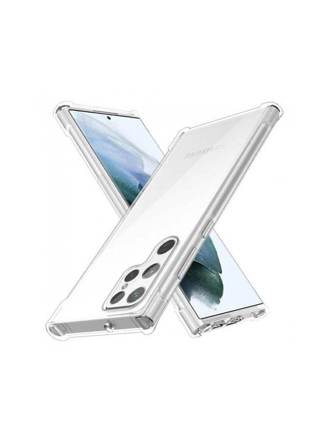 shockproof gorilla bumper soft TPU case cover for Samsung Galaxy S22 ultra 5G Clear - Image 2