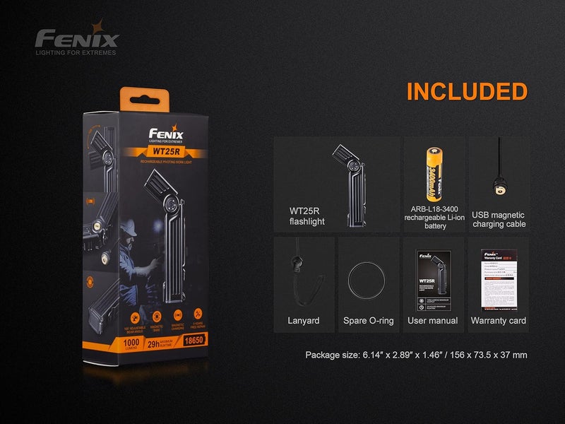 fenix Fenix WT25R Magnetic Rechargeable Multi Angle Worklight  - Image 4