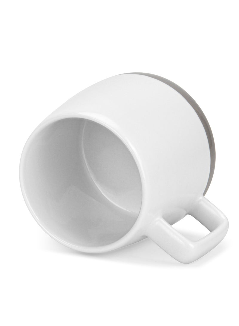 Fissman أكواب 2 قطعة 400 مل أنا وأنت سعيدون جديدة من البورسلين العظام - Image 5