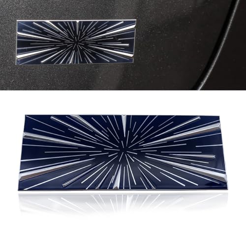 TSTESE Performance Badge Emblem Compatible with Tesla Model 3 Y X S Cybertruck Roadster Highland Plaid Exterior Rear Trunk Accessories Sticker Decal Decorations Trim Decor Motor Part Emblems Modification - Image 1