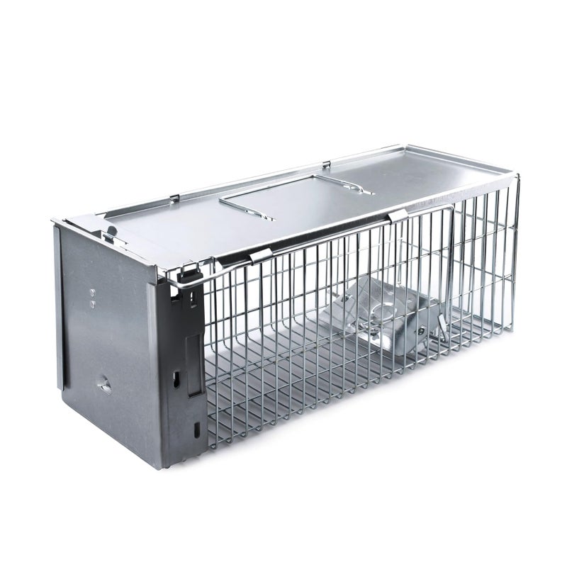 Faicuk Heavy Duty Squirrel Trap Chipmunk Trap Rat Trap and Other Similar-Size Rodents - 16.3â€ x 6â€ x 6.7â€ - Image 1