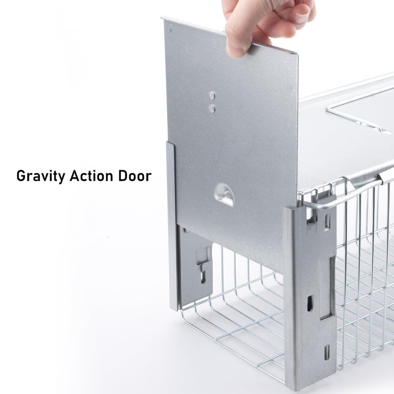 Faicuk Heavy Duty Squirrel Trap Chipmunk Trap Rat Trap and Other Similar-Size Rodents - 16.3â€ x 6â€ x 6.7â€ - Image 4