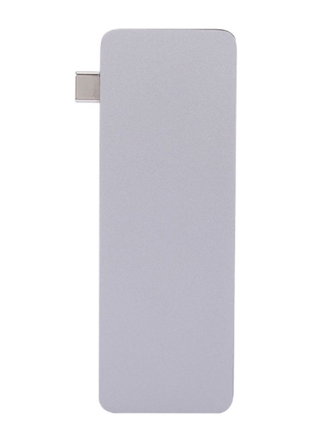 نيبمينينت - محول 6 في 1 لموزع USB-C إلى USB 3.0 Type-C رمادي - Image 1