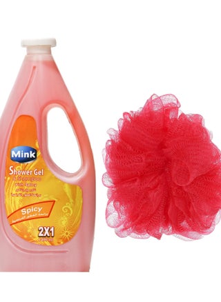 Mink Shower Gel & Shampoo With Spicy 1400 Ml + Lofa Multi Color - pzsku/Z7799BBD24FC573E7EEC2Z/45/_/1733759384/02f782b3-4566-4a3c-bc3c-d7b470bbb295
