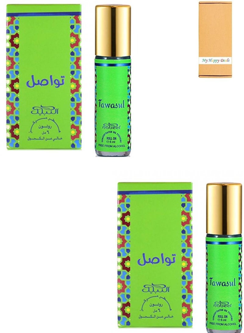 نبيل عبوتين نبيل تواصل خالي من الكحول عطر زيتي 6 مل - Image 1