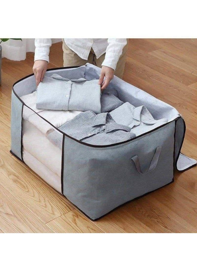 Blanket storage bag – large capacity for organizing blankets and clothes with dust protection. - Image 4