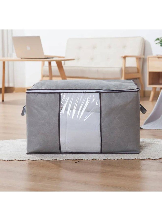 Blanket storage bag – large capacity for organizing blankets and clothes with dust protection. - Image 1