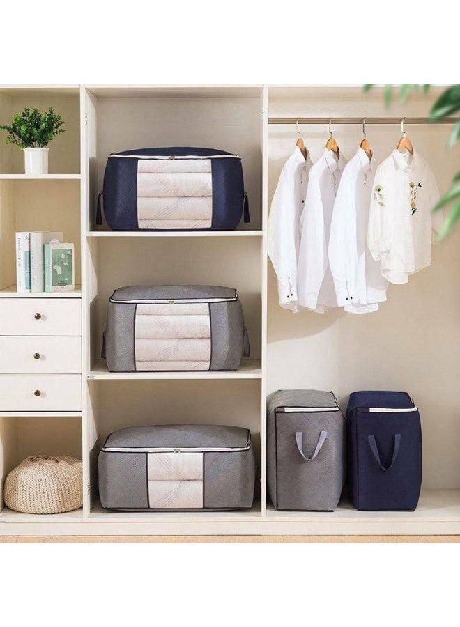 Blanket storage bag – large capacity for organizing blankets and clothes with dust protection. - Image 3