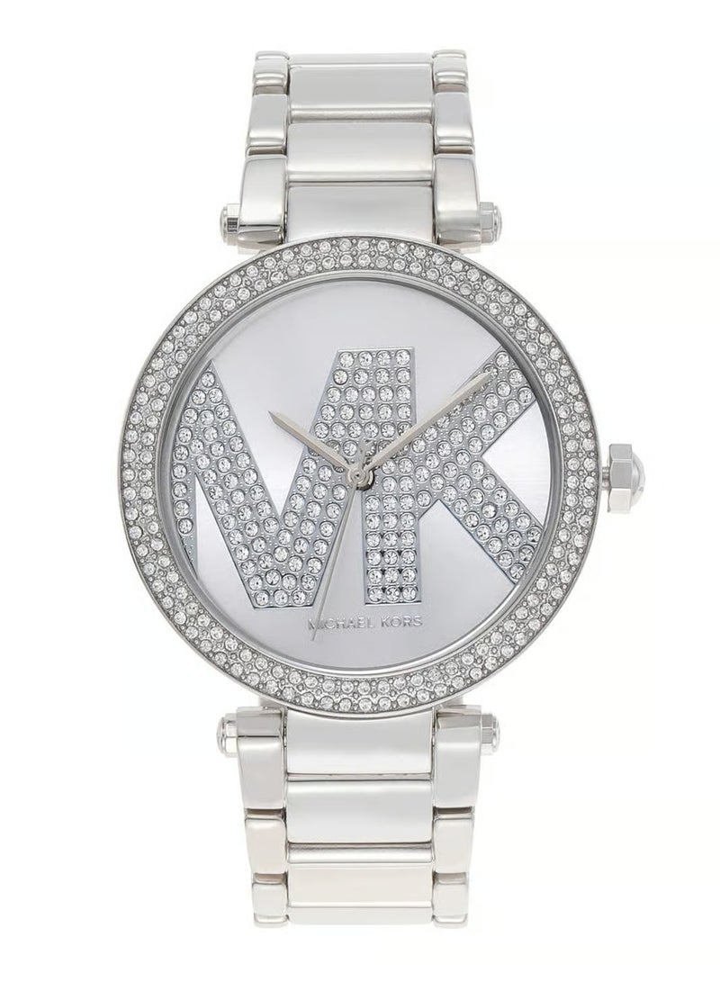 ام كي ساعة نسائية من الفولاذ المقاوم للصدأ بثلاث عقارب من طراز Parker MK6658 - Image 1