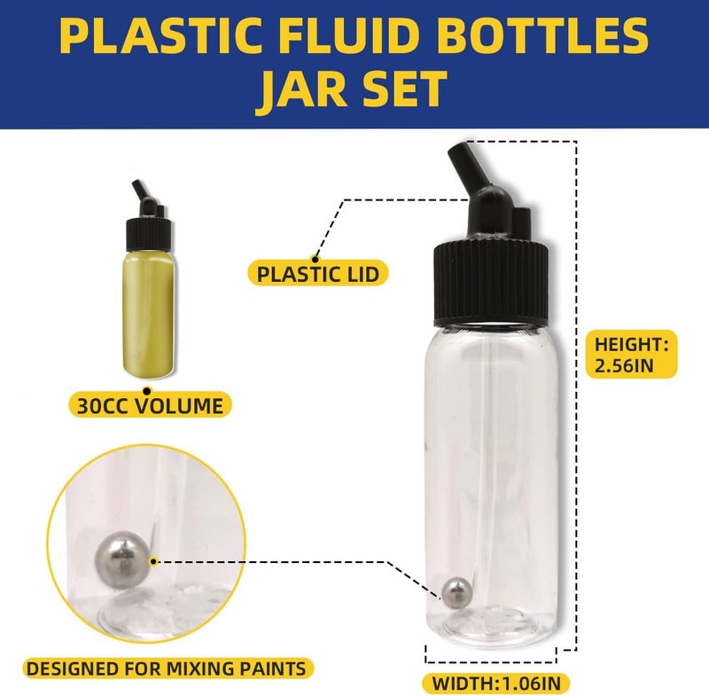 OPHIR 30ML Dual-Action Plastic Bottles with Caps - Image 4