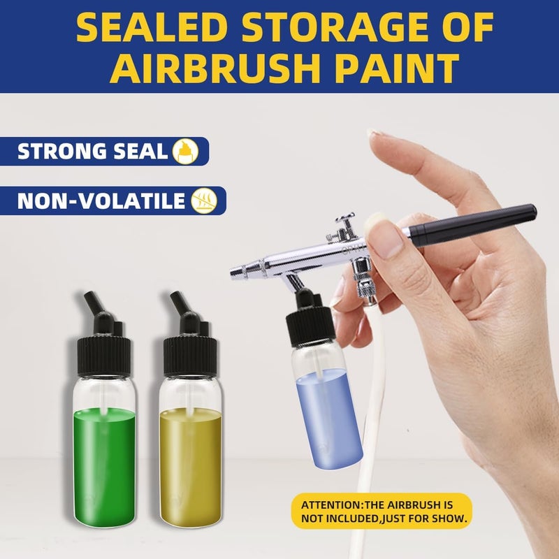 OPHIR 30ML Dual-Action Plastic Bottles with Caps - Image 3