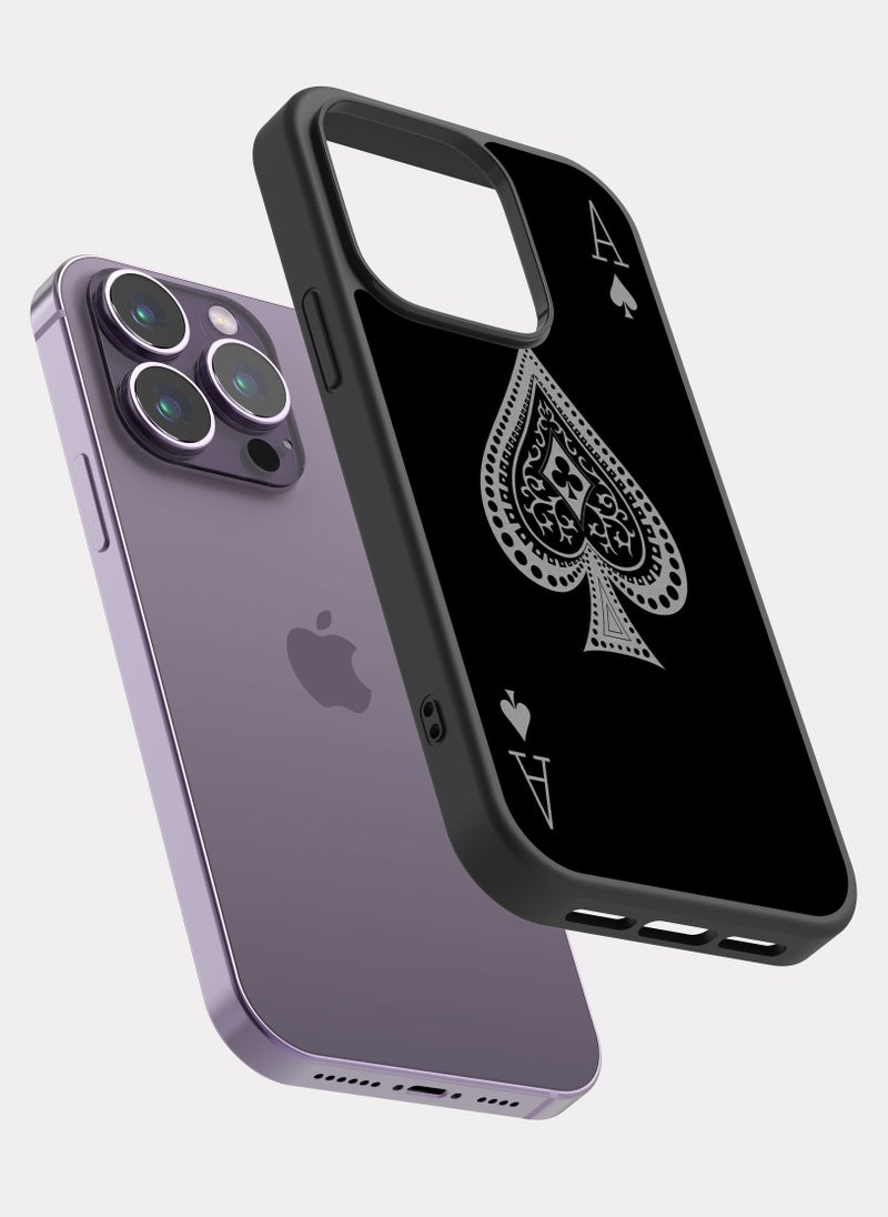 PXLAAT iPhone 14 Pro case cover Ace Spade - Image 2