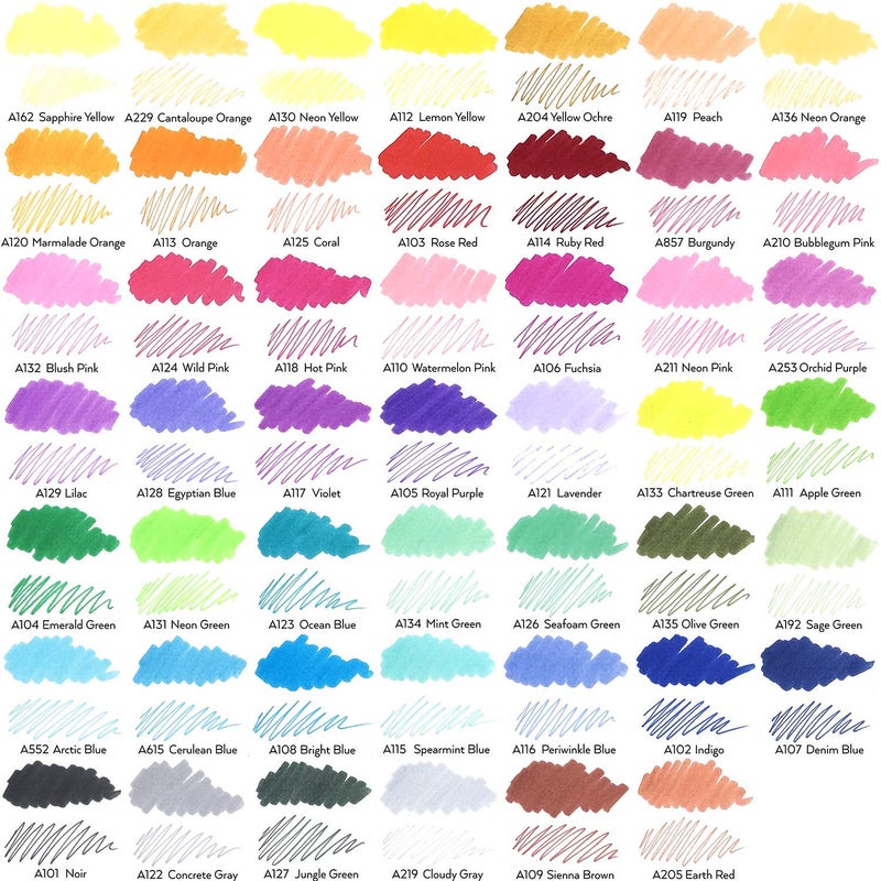 ARTEZA Dual Tip Twi Marker Assorted Colour Set of 48 - Image 2
