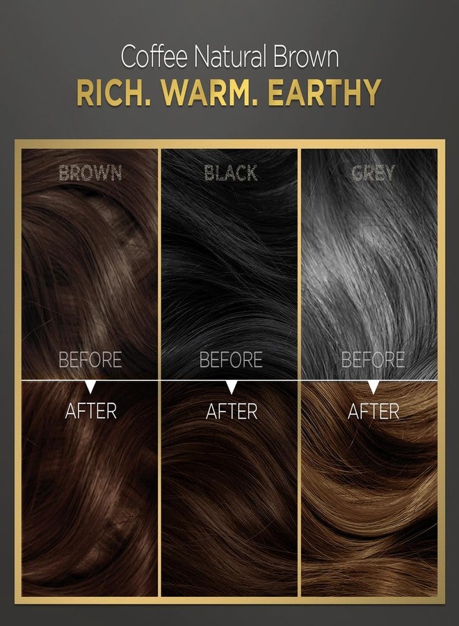 BBLUNT Salon Secret High Shine Conditioning Hair Colour With MaliPeptide BondTech™ to reduce breakage | Coffee Natural Brown 4.31 | No Ammonia 100%, Grey Coverage | Long Lasting Colour | Salon at home - Image 5