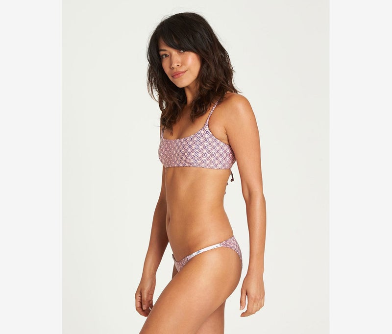 Billabong Stevie Reversible Bralette Bikini Top, Guava  - Image 2