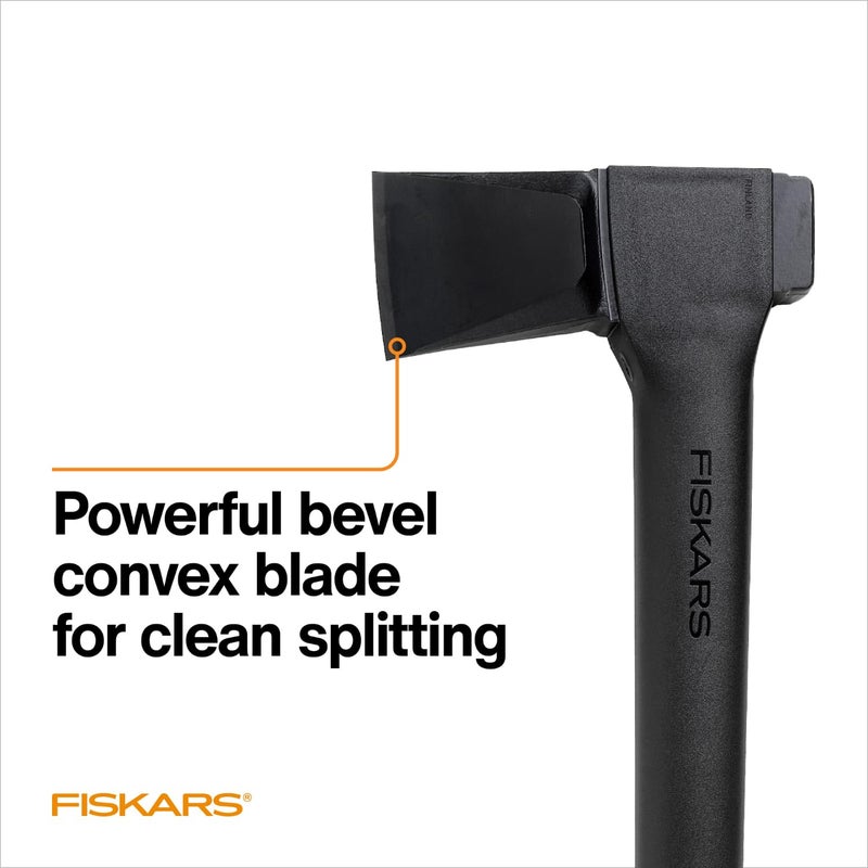 Fiskars 36" Super Splitting Axe, Wood Splitter for Medium to Large Size Logs, with Shock-Absorbing FiberComp Handle, Lawn and Garden Tool, 6 pounds, Black - Image 2